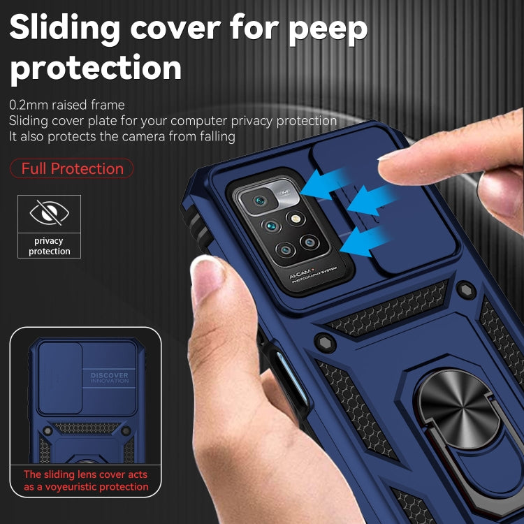 For Xiaomi Redmi 10 Sliding Camshield Holder Phone Case