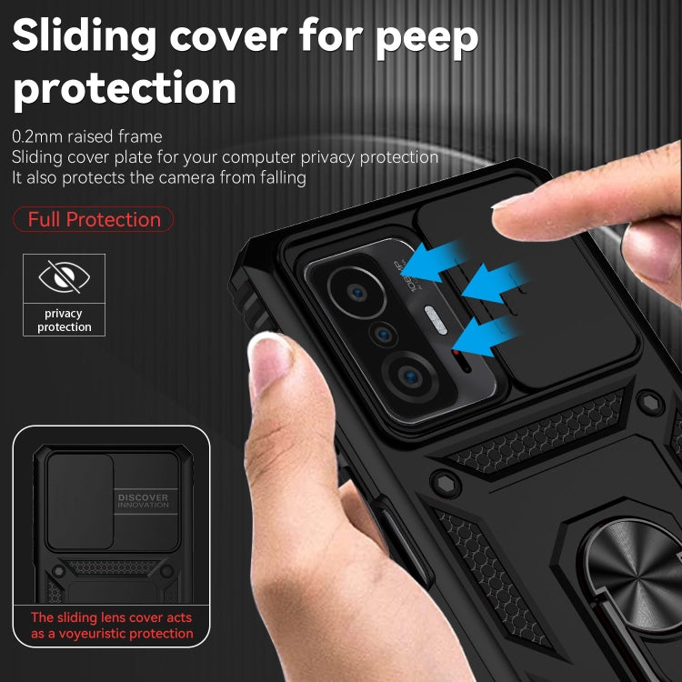 For Xiaomi Mi 11T Sliding Camshield Holder Phone Case