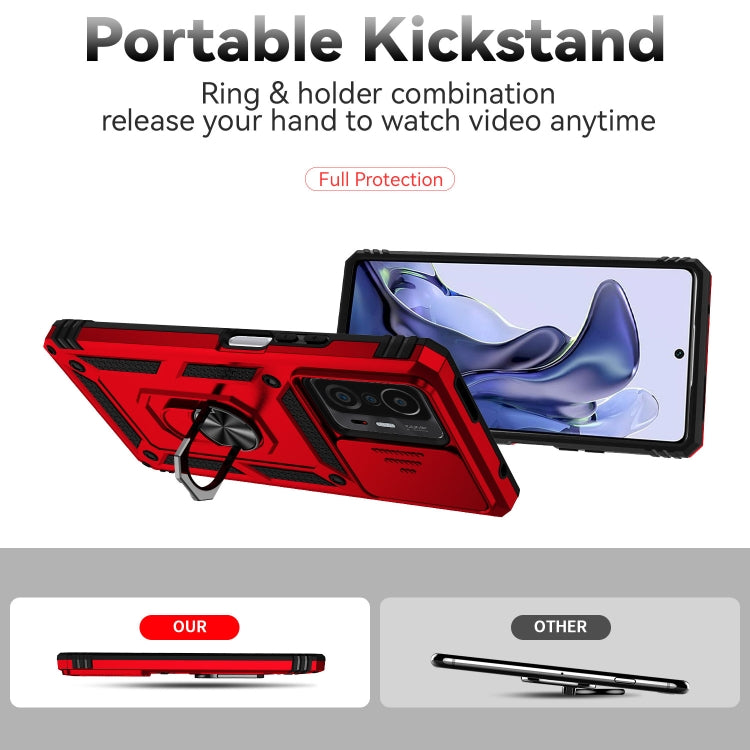 For Xiaomi Mi 11T Sliding Camshield Holder Phone Case