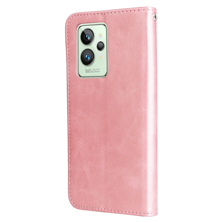 For OPPO Realme GT2 Pro Fashion Calf Texture Zipper Horizontal Flip Leather Case