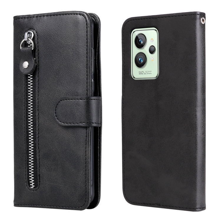 For OPPO Realme GT2 Pro Fashion Calf Texture Zipper Horizontal Flip Leather Case