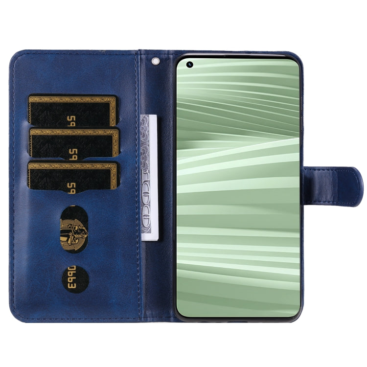 For OPPO Realme GT2 Pro Fashion Calf Texture Zipper Horizontal Flip Leather Case