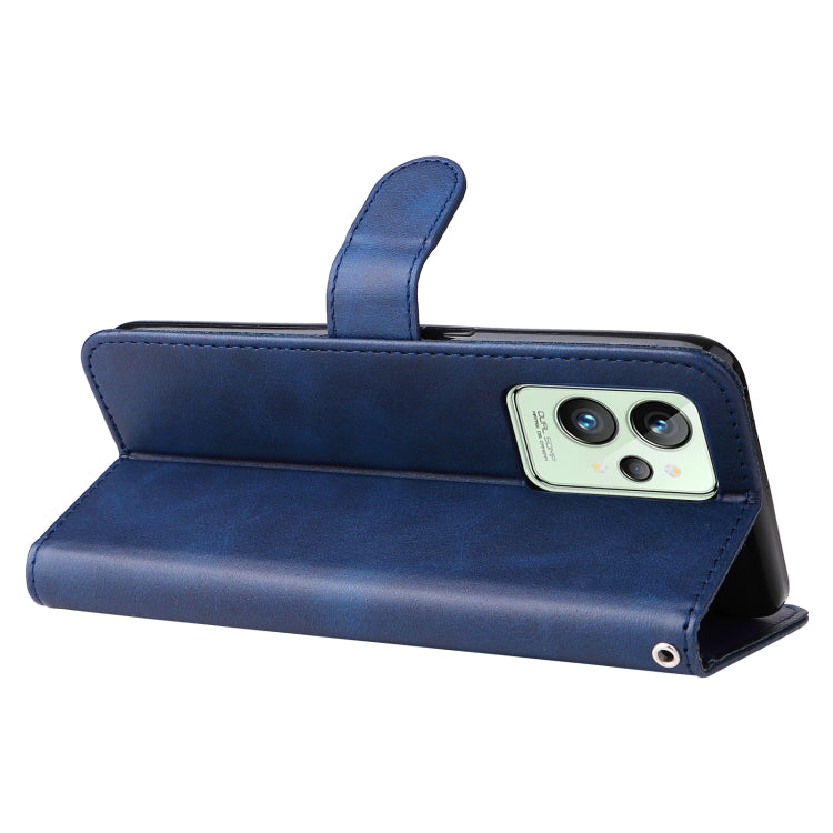 For OPPO Realme GT2 Pro Fashion Calf Texture Zipper Horizontal Flip Leather Case