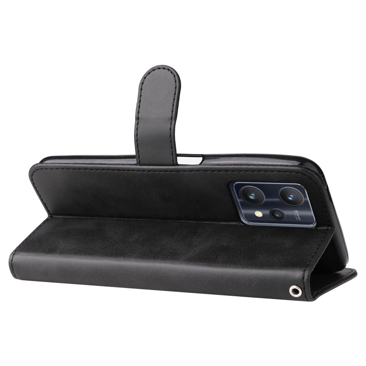 For OPPO Realme 9 Pro/Realme V25 Fashion Calf Texture Zipper Horizontal Flip Leather Case