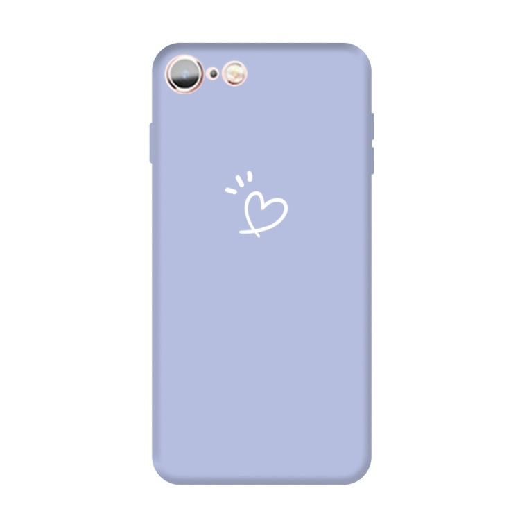 For iPhone 6s / 6 Three Dots Love-heart Pattern Colorful Frosted TPU Phone Protective Case
