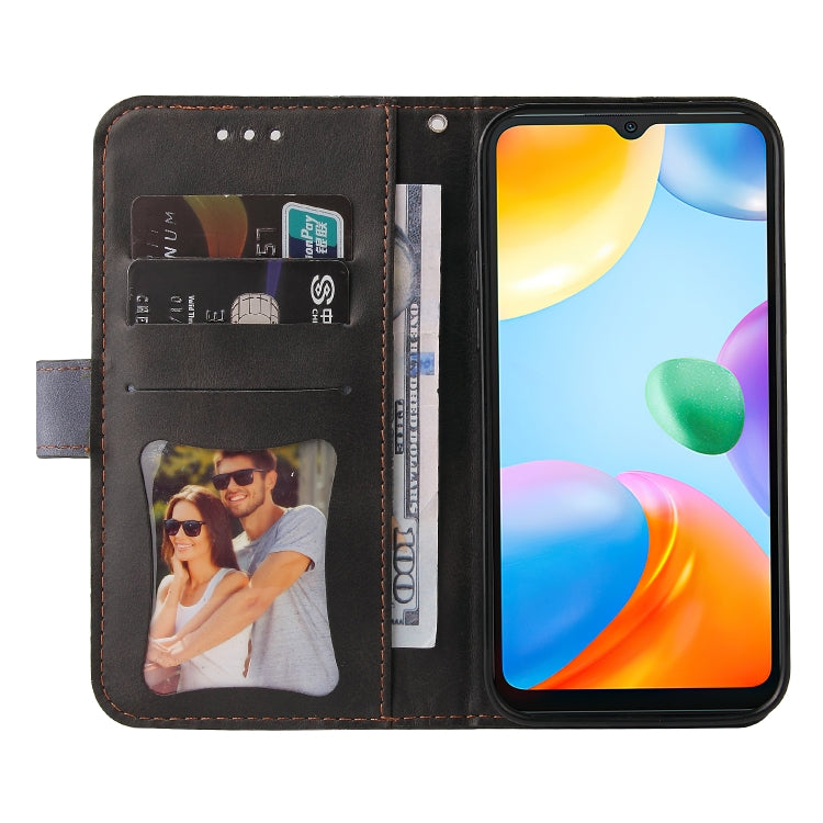 For Xiaomi Redmi 10C / Redmi 10 India Stitching-Color Horizontal Flip Leather Case