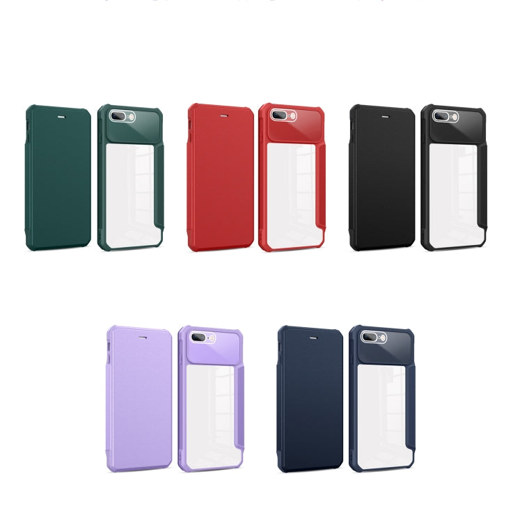 Magnetic Flip Leather Phone Case For iPhone 8 Plus / 7 Plus