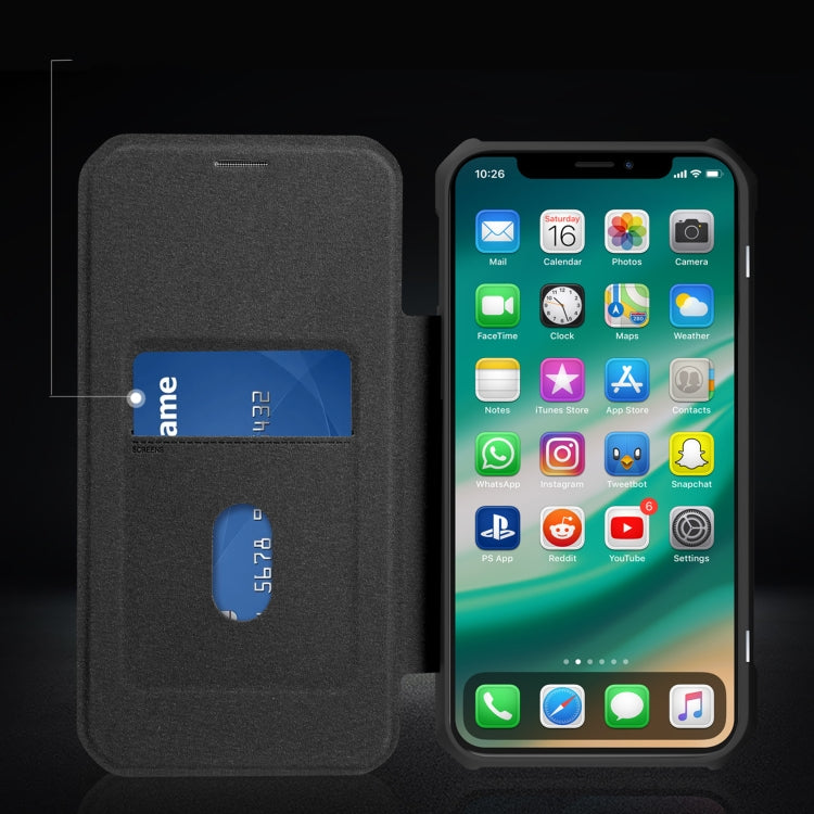 For iPhone 11 Magnetic Flip Leather Phone Case