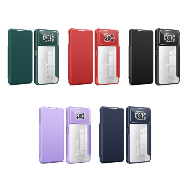 For Xiaomi Poco X3 Magnetic Flip Leather Phone Case