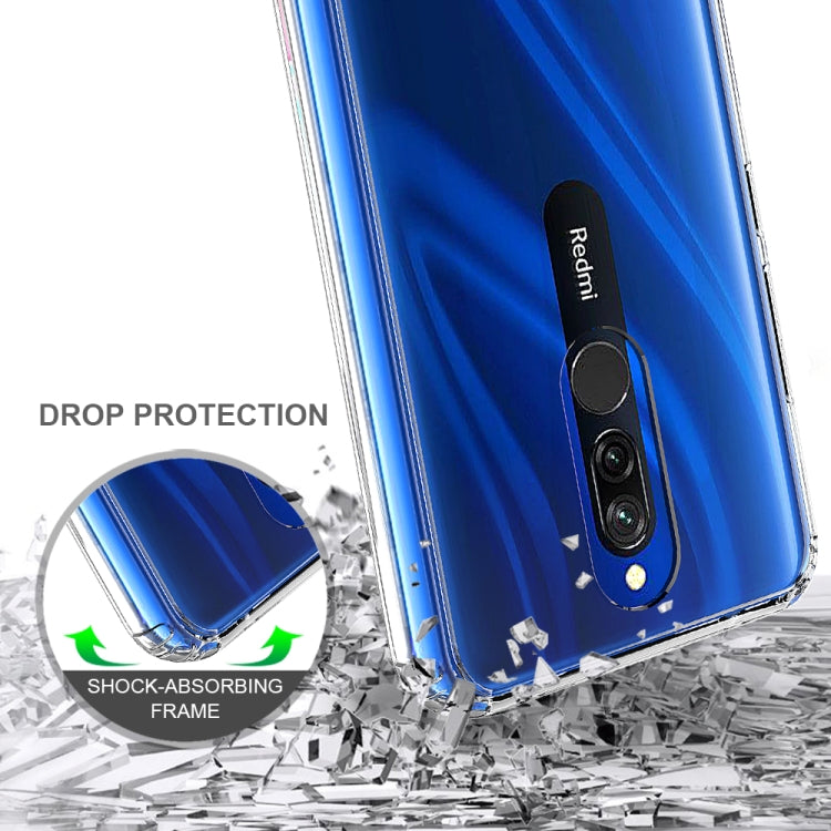 For Xiaomi Redmi 8 / 8A Scratchproof TPU + Acrylic Protective Case