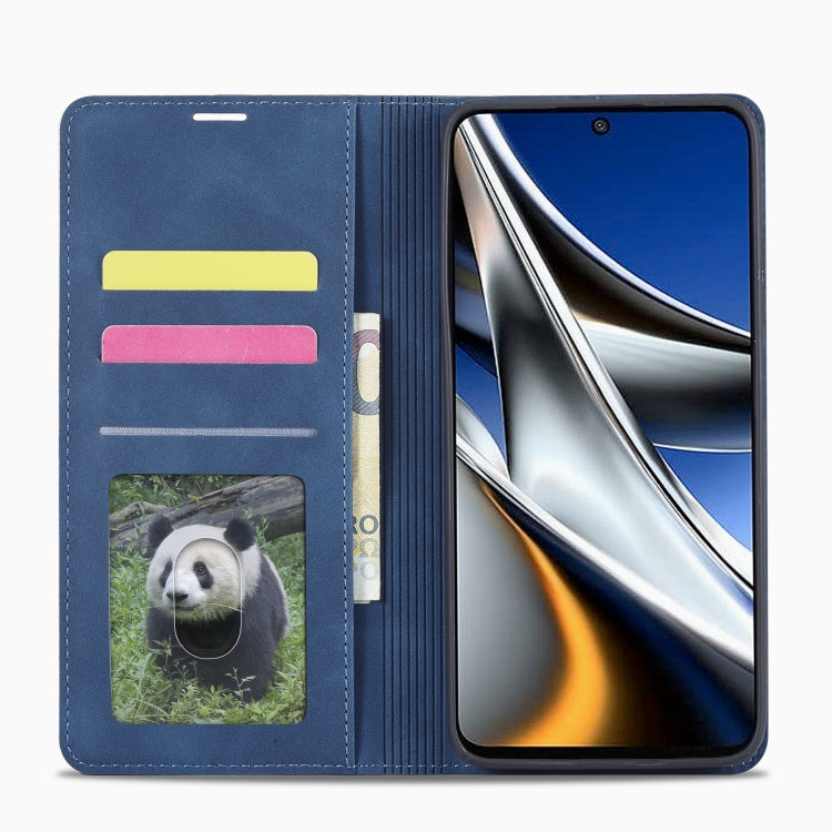 For Xiaomi Poco X4 Pro 5G Forwenw Dream Series Oil Edge Strong Magnetism Leather Phone Case