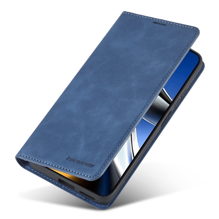 For Xiaomi Poco X4 Pro 5G Forwenw Dream Series Oil Edge Strong Magnetism Leather Phone Case