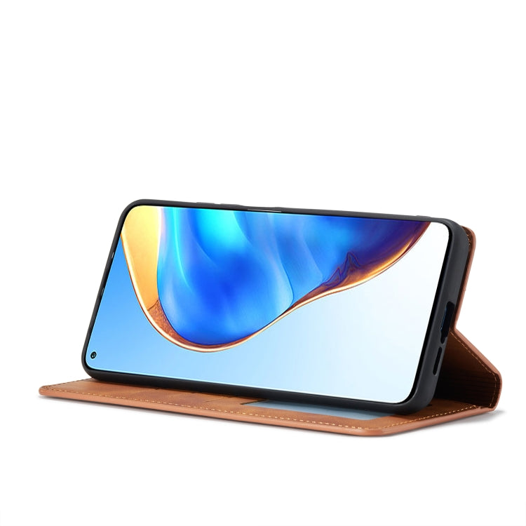 For Xiaomi Redmi Note 11 4G Global Forwenw Dream Series Oil Edge Strong Magnetism Leather Phone Case