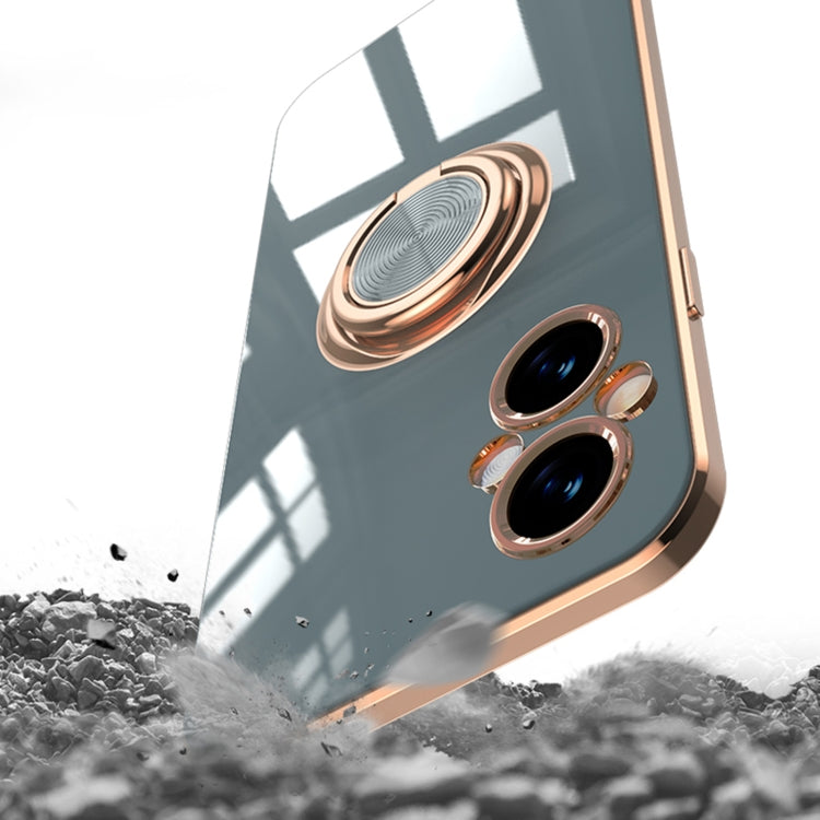 For OPPO A96 6D Electroplating Full Coverage Silicone Phone Case