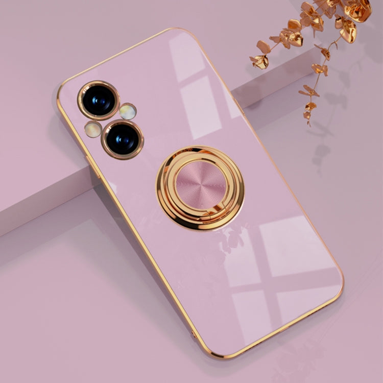 For OPPO A96 6D Electroplating Full Coverage Silicone Phone Case