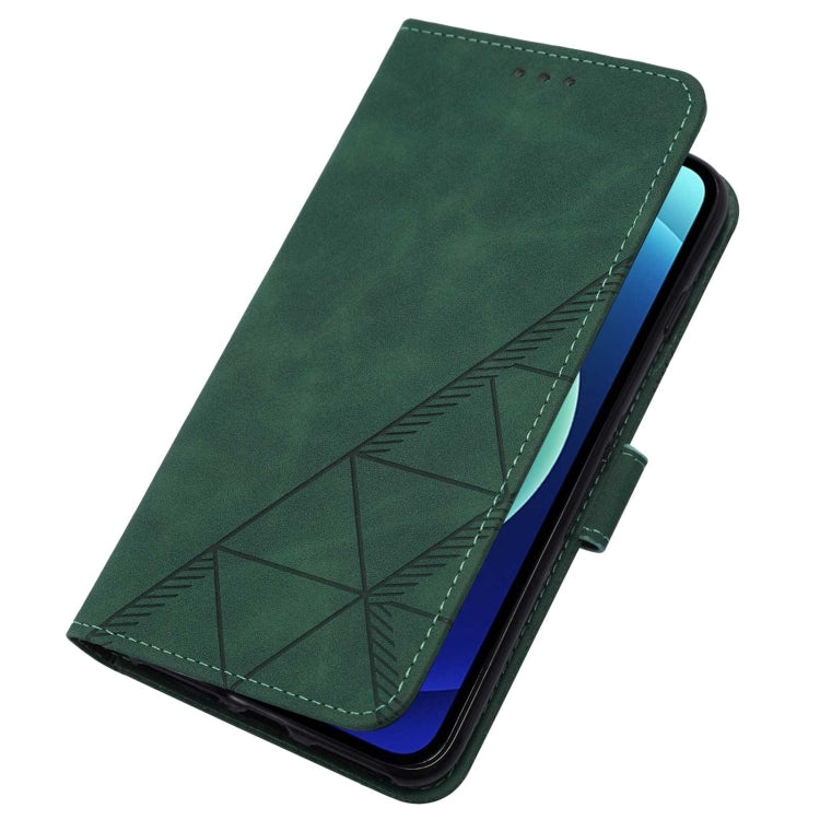 For iPhone 12 mini Crossbody 3D Embossed Flip Leather Phone Case