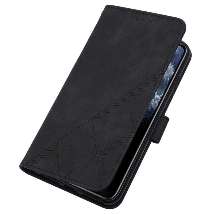 For iPhone 11 Pro Crossbody 3D Embossed Flip Leather Phone Case