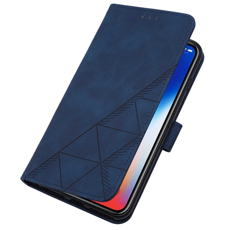 For iPhone X / XS Crossbody 3D Embossed Flip Leather Phone Case