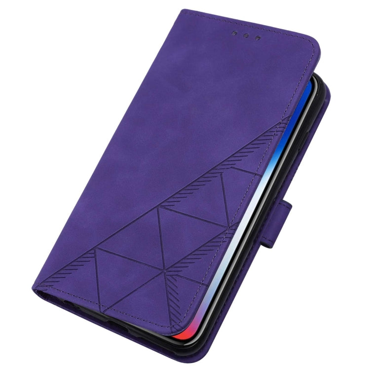 For iPhone X / XS Crossbody 3D Embossed Flip Leather Phone Case