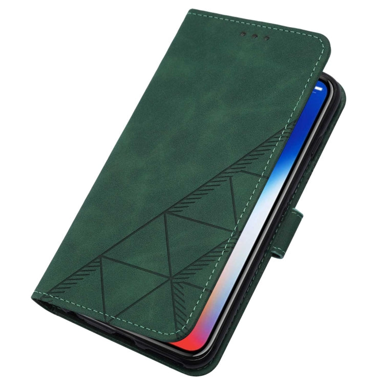 For iPhone X / XS Crossbody 3D Embossed Flip Leather Phone Case