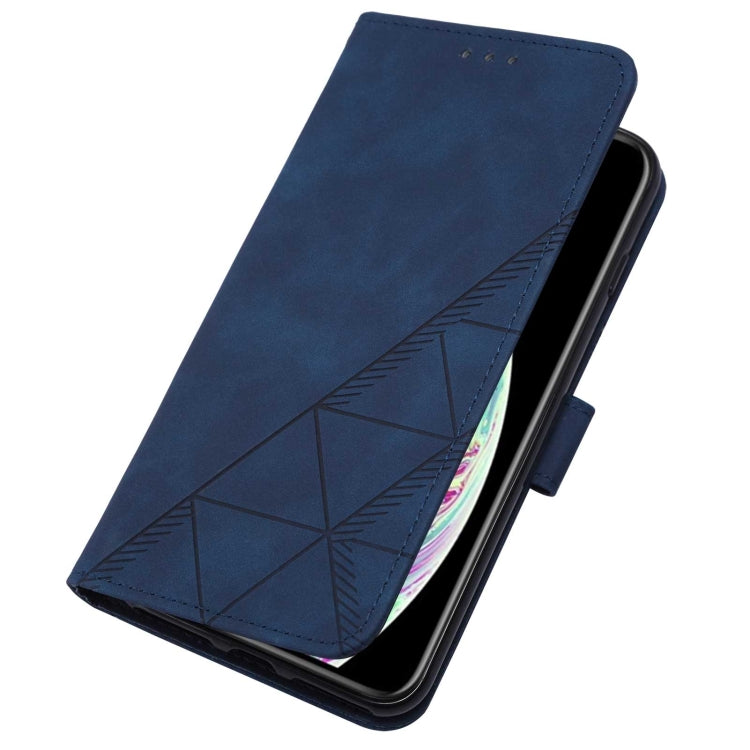 For iPhone XS Max Crossbody 3D Embossed Flip Leather Phone Case