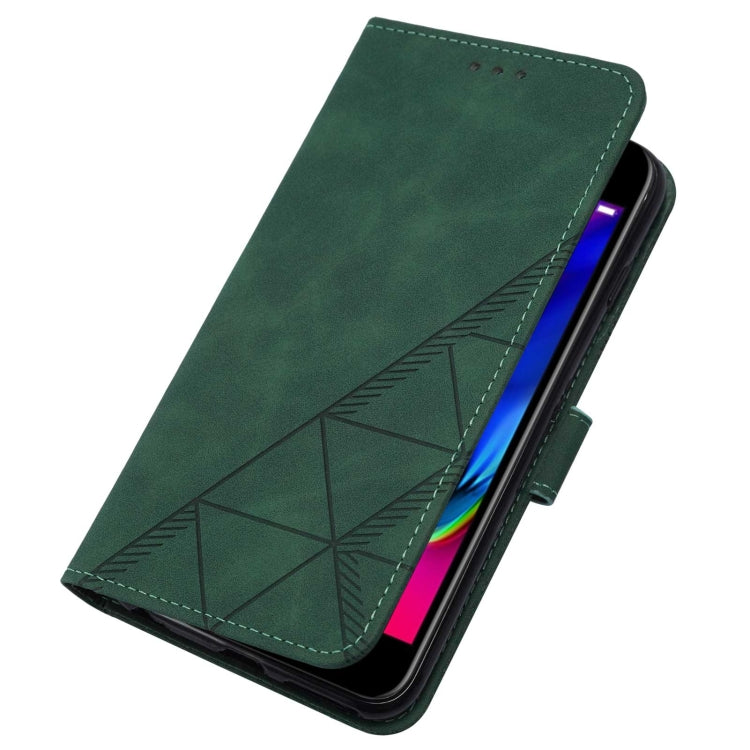 Crossbody 3D Embossed Flip Leather Phone Case For iPhone 8 Plus / 7 Plus