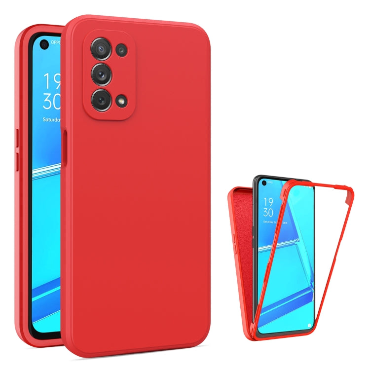 For OPPO A52 / A92 / A72 4G Imitation Liquid Silicone 360 Full Body Phone Case