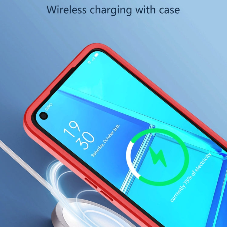 For OPPO A52 / A92 / A72 4G Imitation Liquid Silicone 360 Full Body Phone Case