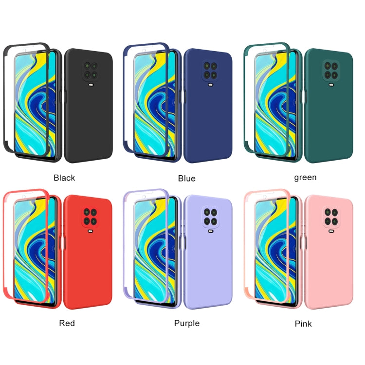 For Xiaomi Redmi Note 9S / Note 9 Pro Imitation Liquid Silicone 360 Full Body Phone Case
