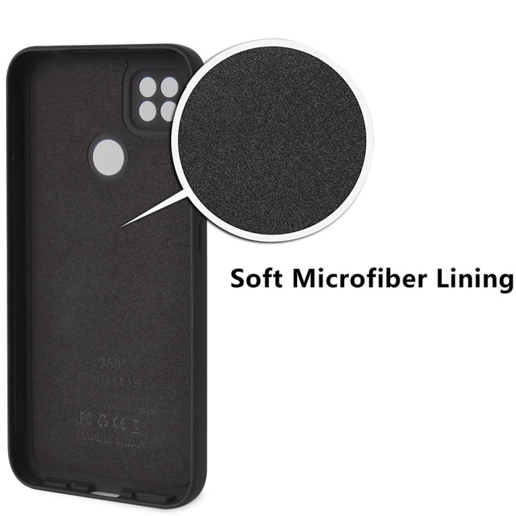 For Xiaomi Redmi 9C Imitation Liquid Silicone 360 Full Body Phone Case