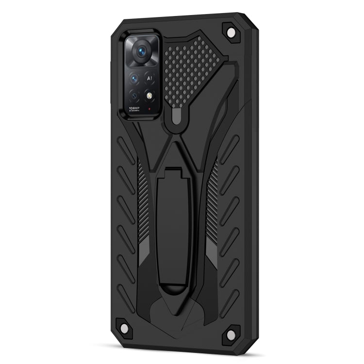 For Xiaomi Redmi Note 11 Pro 5G / 4G Global Shockproof TPU + PC Phone Case(Black)