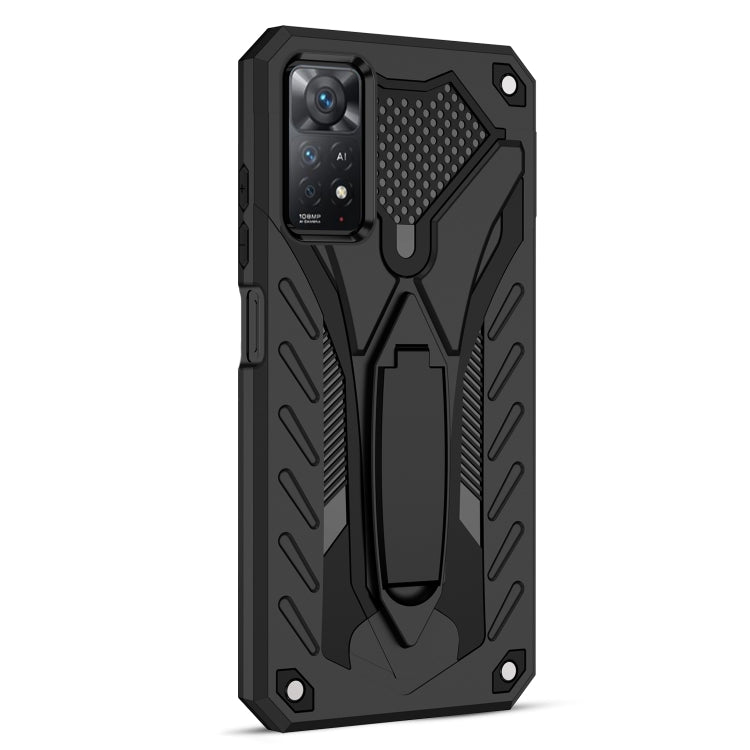 For Xiaomi Redmi Note 11 Pro 5G / 4G Global Shockproof TPU + PC Phone Case(Black)