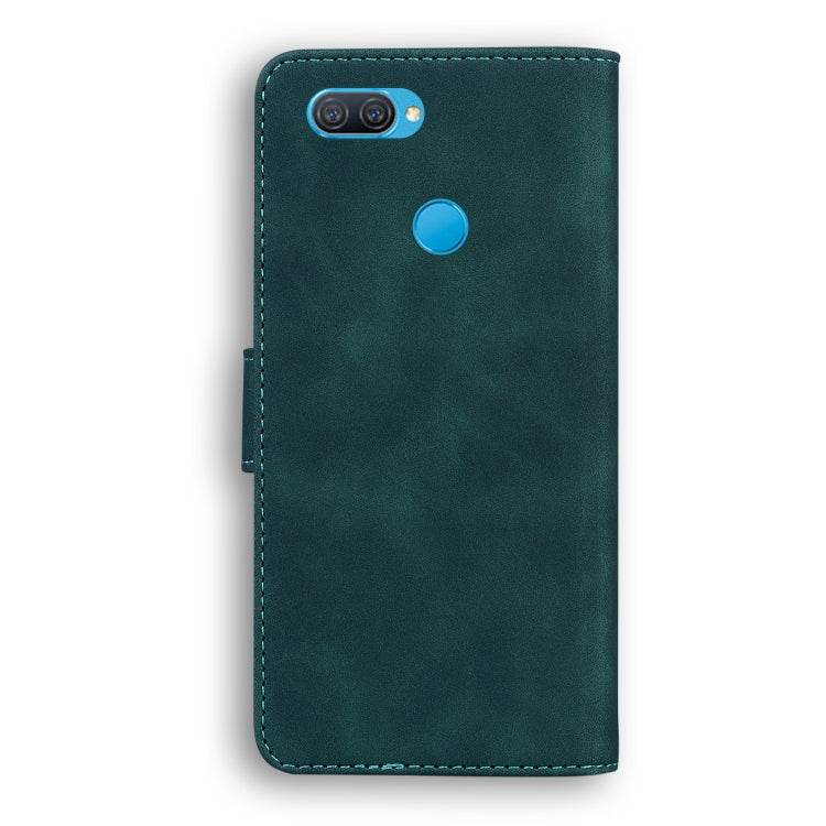 For OPPO A5S/AX5S/A12/A11K Skin Feel Pure Color Flip Leather Phone Case