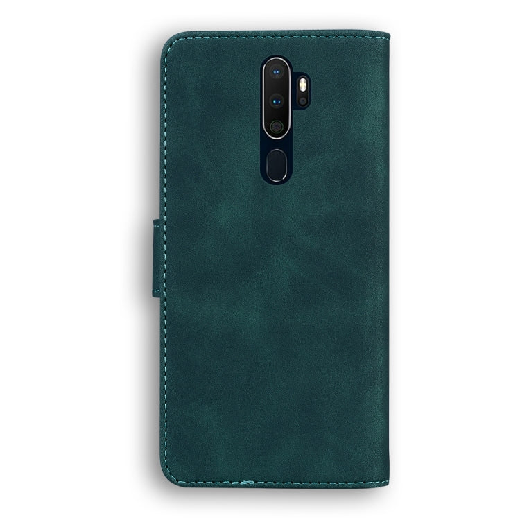 For OPPO A9 2020/A5 2020/A11X Skin Feel Pure Color Flip Leather Phone Case