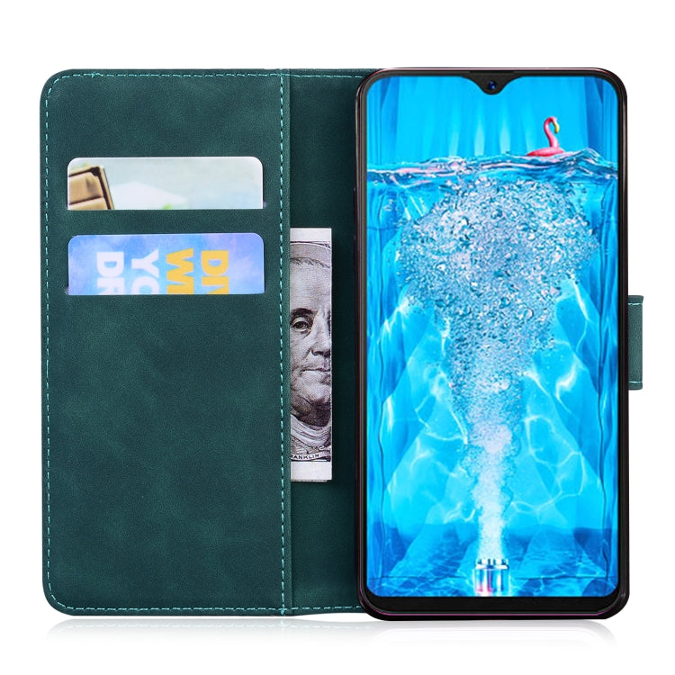 For OPPO F9/F9 Pro/Realme U1 Skin Feel Pure Color Flip Leather Phone Case