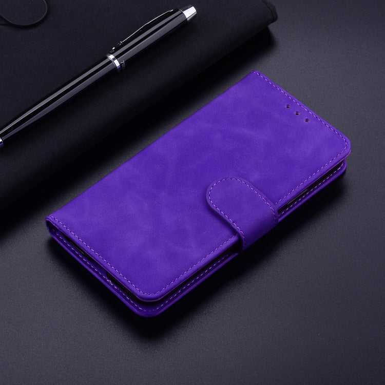 For OPPO A15/A15S Skin Feel Pure Color Flip Leather Phone Case
