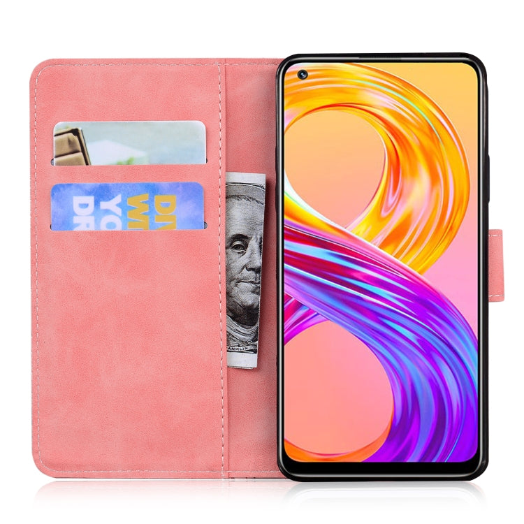 For OPPO Realme 8/Realme 8 Pro Skin Feel Pure Color Flip Leather Phone Case