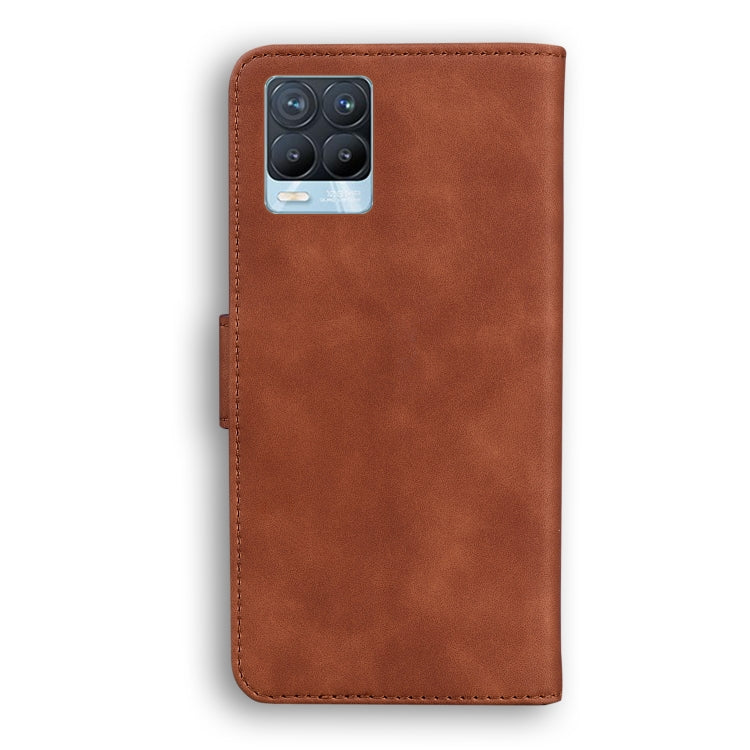 For OPPO Realme 8/Realme 8 Pro Skin Feel Pure Color Flip Leather Phone Case