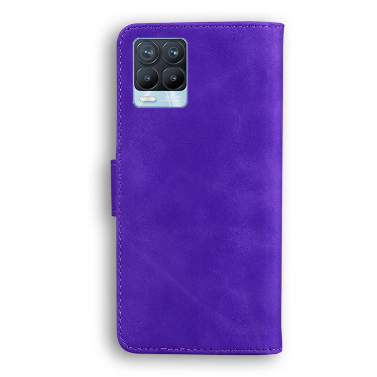 For OPPO Realme 8/Realme 8 Pro Skin Feel Pure Color Flip Leather Phone Case