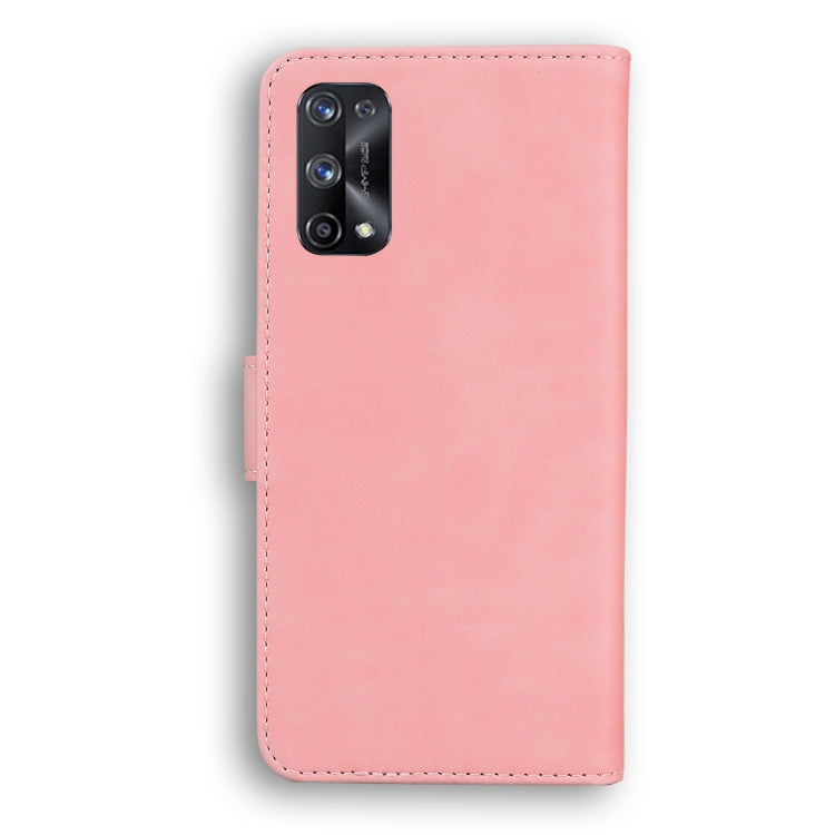 For OPPO Realme X7 Pro 5G Skin Feel Pure Color Flip Leather Phone Case