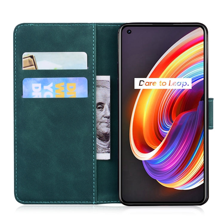 For OPPO Realme X7 Pro 5G Skin Feel Pure Color Flip Leather Phone Case