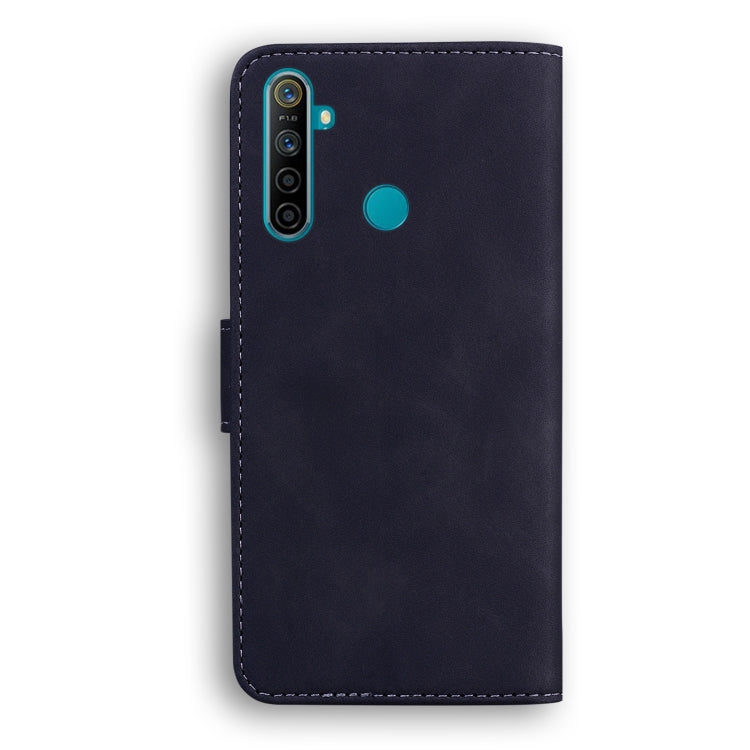 For OPPO Realme 5/5S/6i/5i/Narzo 10/Narzo 10A Skin Feel Pure Color Flip Leather Phone Case