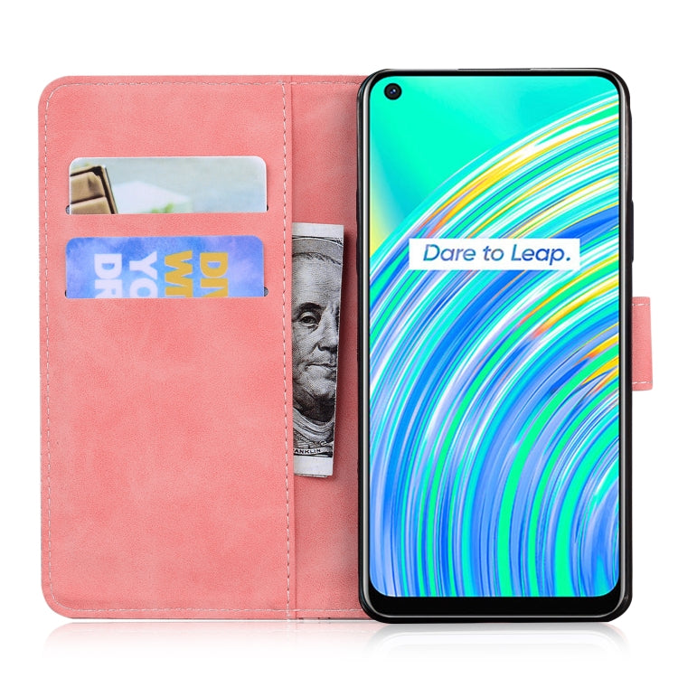 For OPPO Realme 7I/Realme C17 Skin Feel Pure Color Flip Leather Phone Case