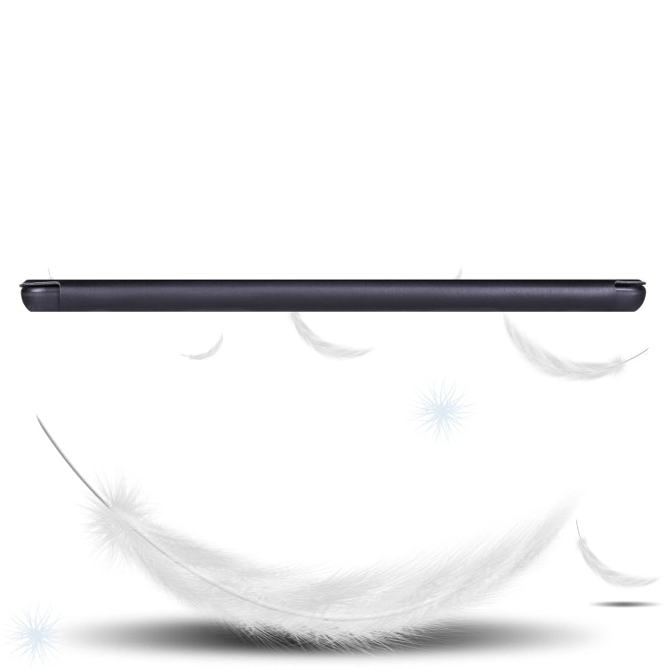 For iPad 10.2 Horizontal Flip Tablet PC PU Leather Case with Three-folding Holder & Pen Slot