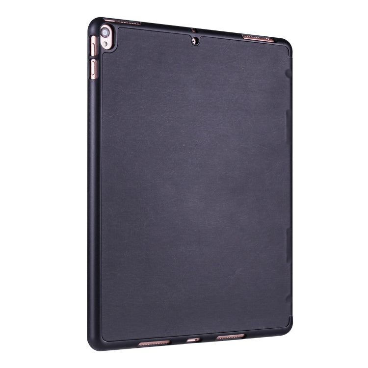 For iPad Pro 10.5 / Air3 10.5 inch Horizontal Flip Tablet PC PU Leather Case with Three-folding Holder & Pen Slot