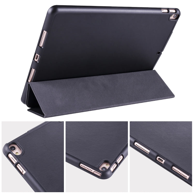 For iPad Pro 10.5 / Air3 10.5 inch Horizontal Flip Tablet PC PU Leather Case with Three-folding Holder & Pen Slot