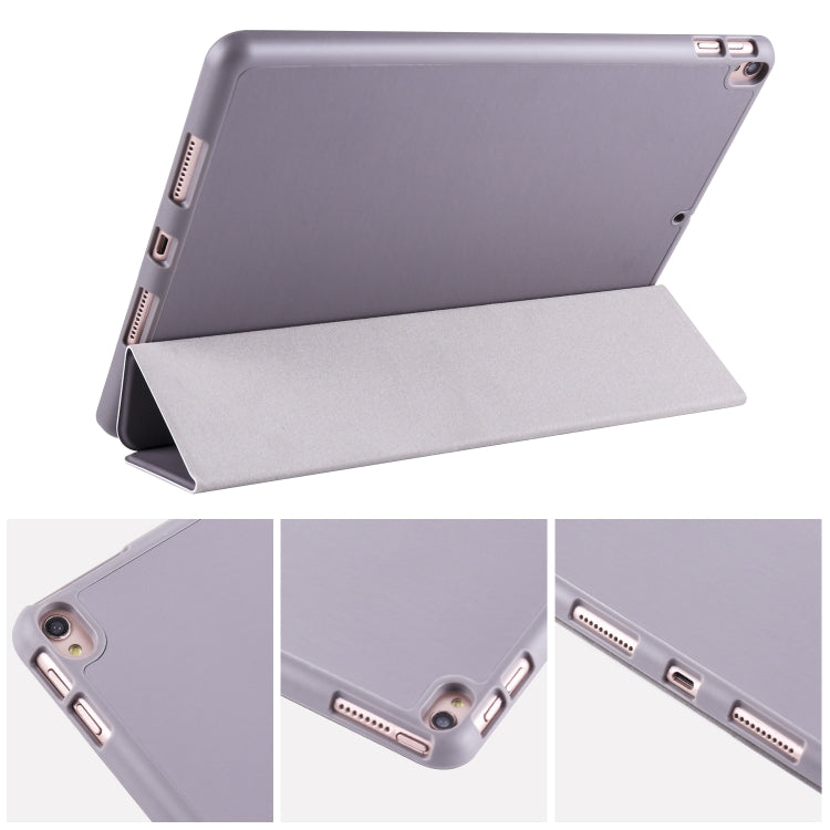 For iPad Pro 10.5 / Air3 10.5 inch Horizontal Flip Tablet PC PU Leather Case with Three-folding Holder & Pen Slot