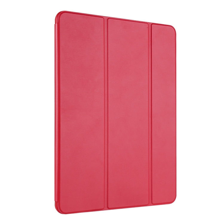 For iPad 9 / 8 / 7 / 6 / 5 Horizontal Flip Tablet PC PU Leather Case with Three-folding Holder & Pen Slot