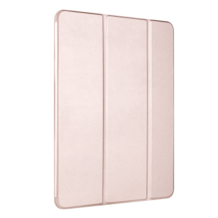 For iPad 9 / 8 / 7 / 6 / 5 Horizontal Flip Tablet PC PU Leather Case with Three-folding Holder & Pen Slot