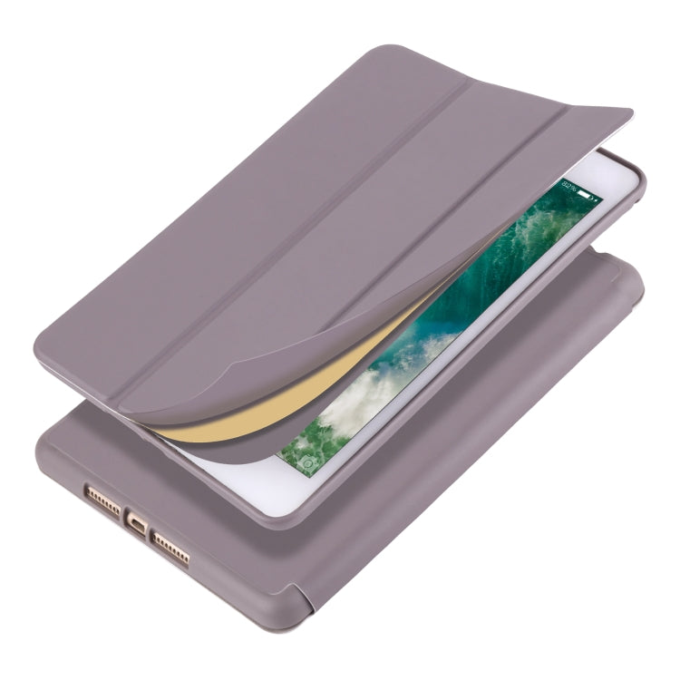 For iPad Mini 5 / 4 Horizontal Flip Tablet PC PU Leather Case with Three-folding Holder & Pen Slot